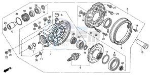 ST1300 drawing FINAL DRIVEN GEAR (ST1300)