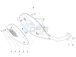 Fly 50 4T 4V USA (EMEA) drawing Silencer