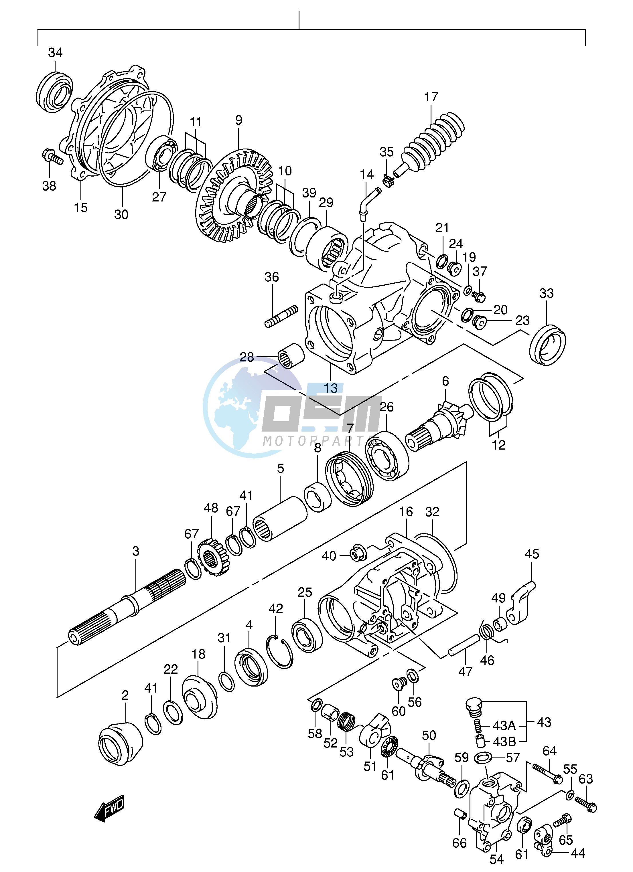 FINAL BEVEL GEAR (REAR)