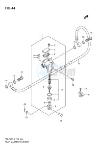 RM-Z450 (E19) drawing REAR MASTER CYLINDER