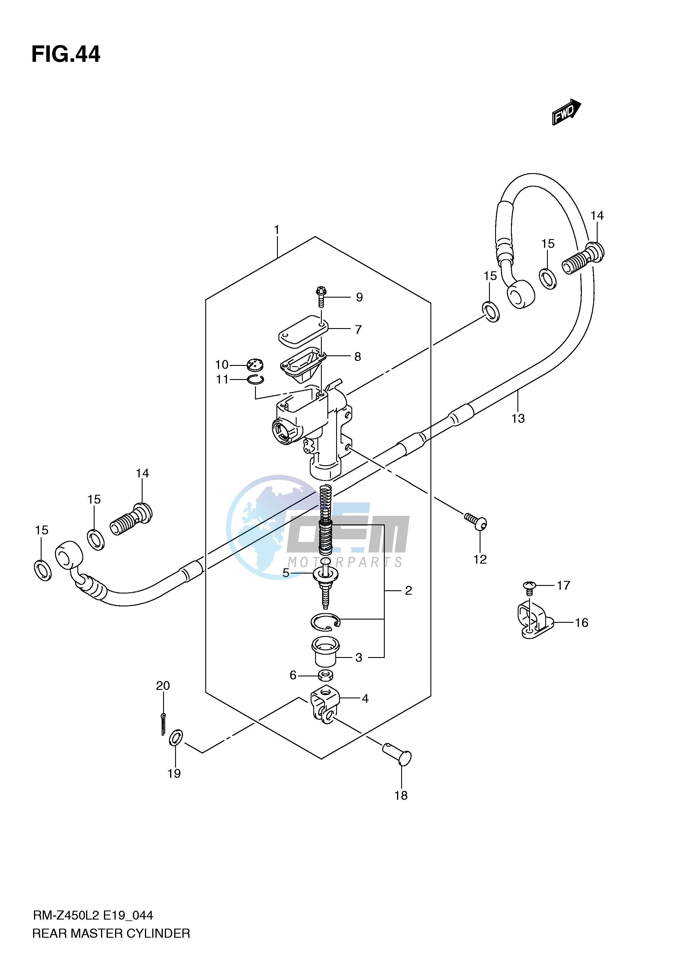 REAR MASTER CYLINDER