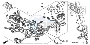 CBR1000RA9 Europe Direct - (ED / ABS MME) drawing WIRE HARNESS (CBR1000RA)