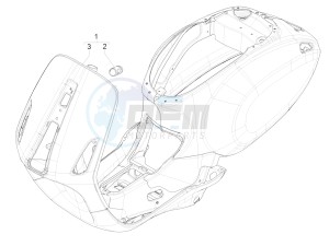 SPRINT 150 4T 3V IE ABS E3 (NAFTA) drawing Frame/bodywork