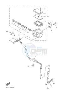 XVS950A (26P6) drawing FRONT MASTER CYLINDER