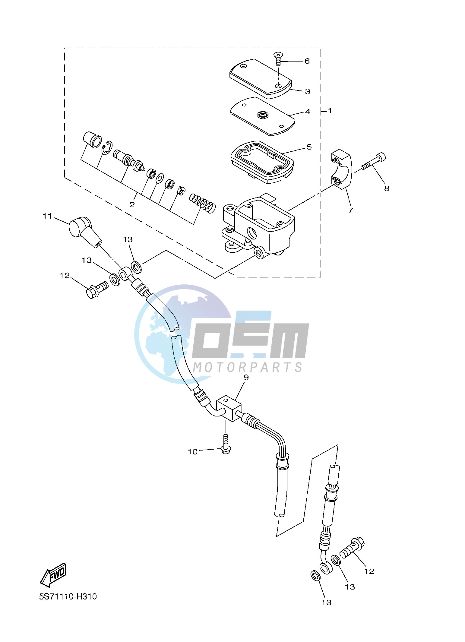 FRONT MASTER CYLINDER