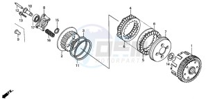 CG125 drawing CLUTCH (2)