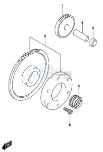 GSX-S125 drawing STARTER CLUTCH