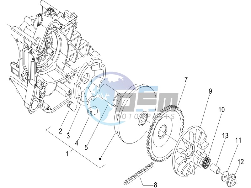 Driving pulley