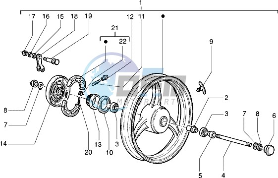 Front wheel