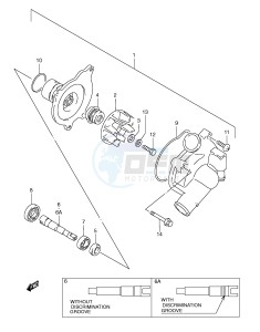 GSX-R600 (E2) drawing WATER PUMP