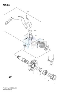 RM-Z450 (E3) drawing KICK STARTER