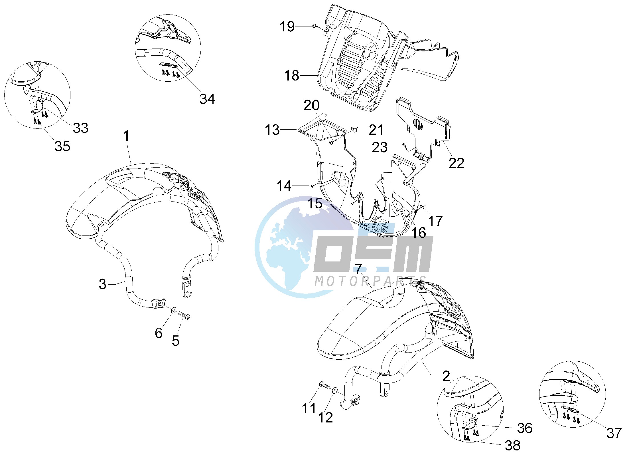 Wheel housing - Mudguard