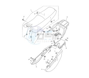 YBR 125 drawing SEAT