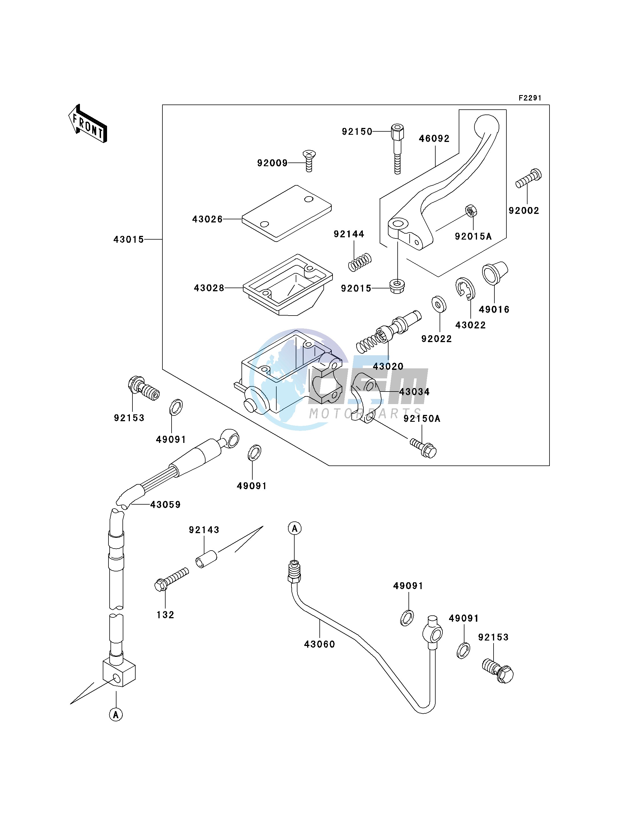 FRONT MASTER CYLINDER