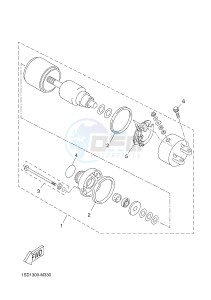 YP400RA EVOLIS 400 ABS (BL12) drawing STARTING MOTOR