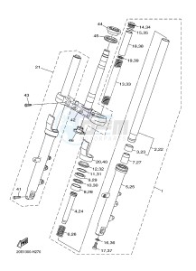 XJ6N 600 XJ6-N (NAKED) (20SK) drawing FRONT FORK