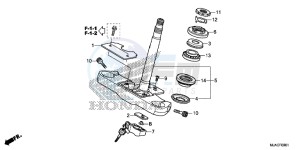 VT750C2SE Shadow - VT750C2S-E UK - (E) drawing STEERING STEM (VT750C2S/ S)