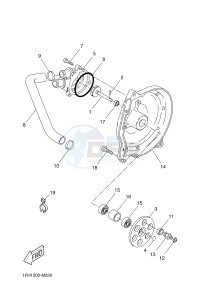 NS50N NITRO NAKED (1PL6 1PL6) drawing WATER PUMP