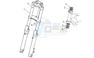 V7 II Special ABS 750 drawing Front fork I