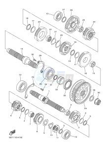 XVS950CU XV950R XV950 R-SPEC (2DE1) drawing TRANSMISSION