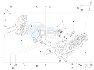 GTS 300 IE ABS E4 (APAC) drawing Crankcase