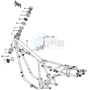 KZ 440 B (B1) drawing FRAME -- 80 B1- -