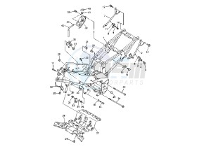 YZF R THUNDER ACE 1000 drawing FRAME