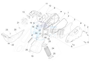 Primavera 150 4T 3V iGET (APAC) (AU, CN, EX, RI, TN) drawing Air filter