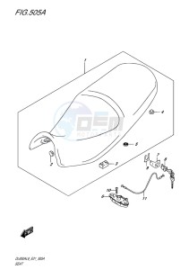 DL650 ABS V-STROM EU drawing SEAT