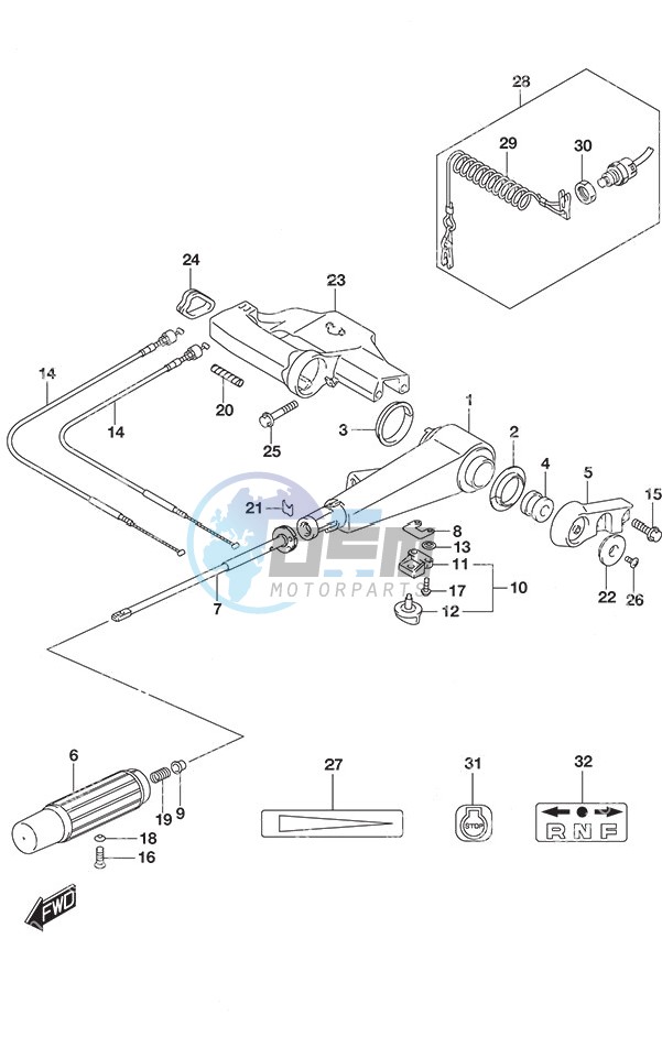 Tiller Handle