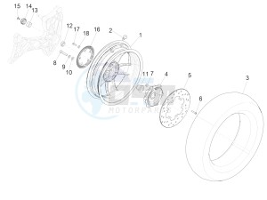 GTV 300 HPE SEI GIORNI IE E4 ABS (APAC) drawing Rear wheel