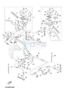 YP250RA EVOLIS 250 ABS (1YS8) drawing FRONT MASTER CYLINDER