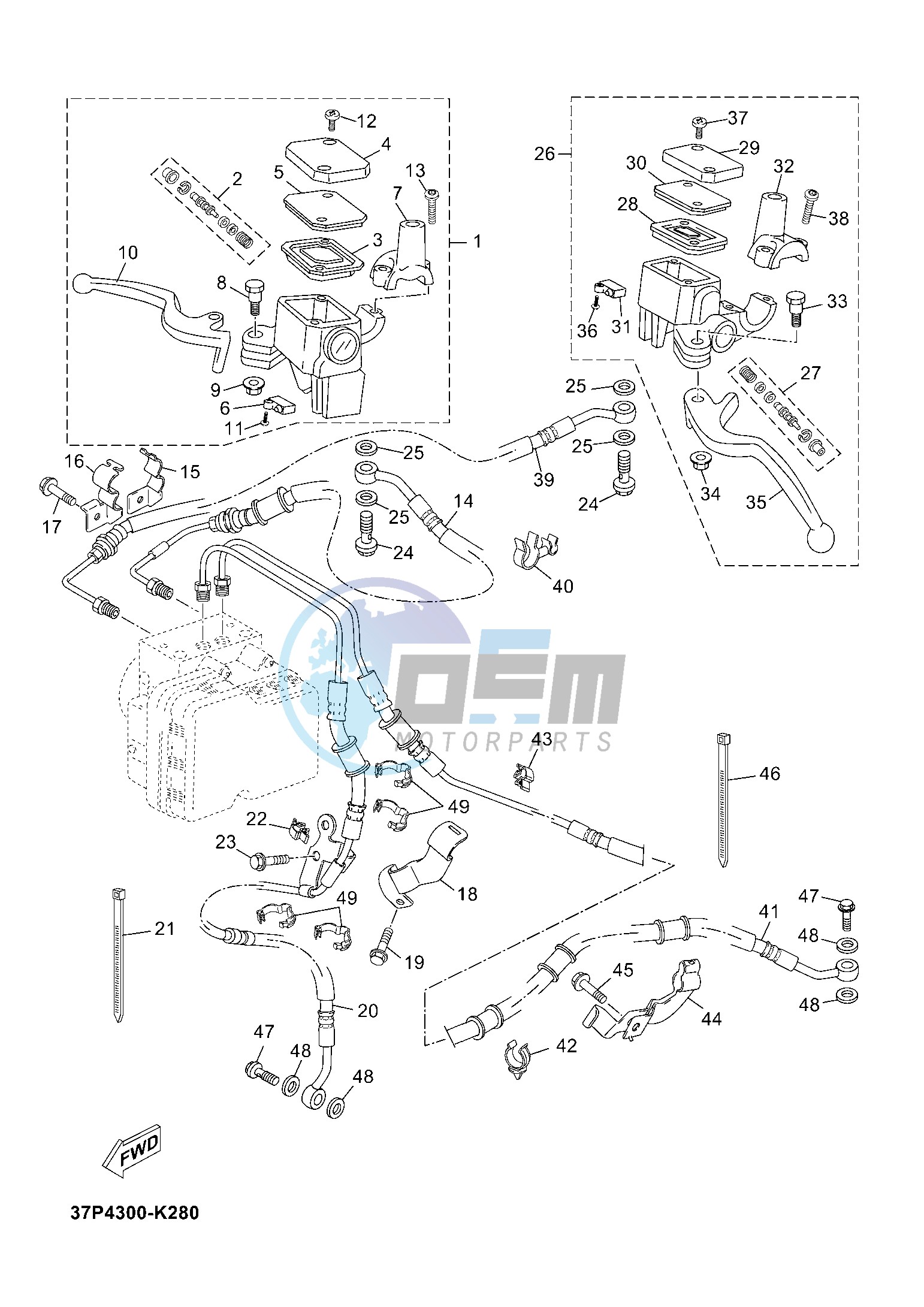 FRONT MASTER CYLINDER