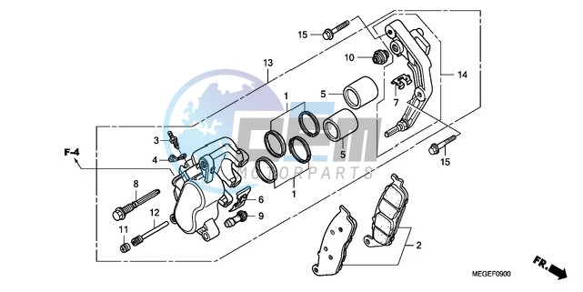 FRONT BRAKE CALIPER