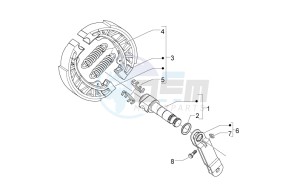 Sport City One 125 4T e3 drawing Rear brake