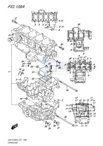 GSX-S 1000 drawing CRANKCASE