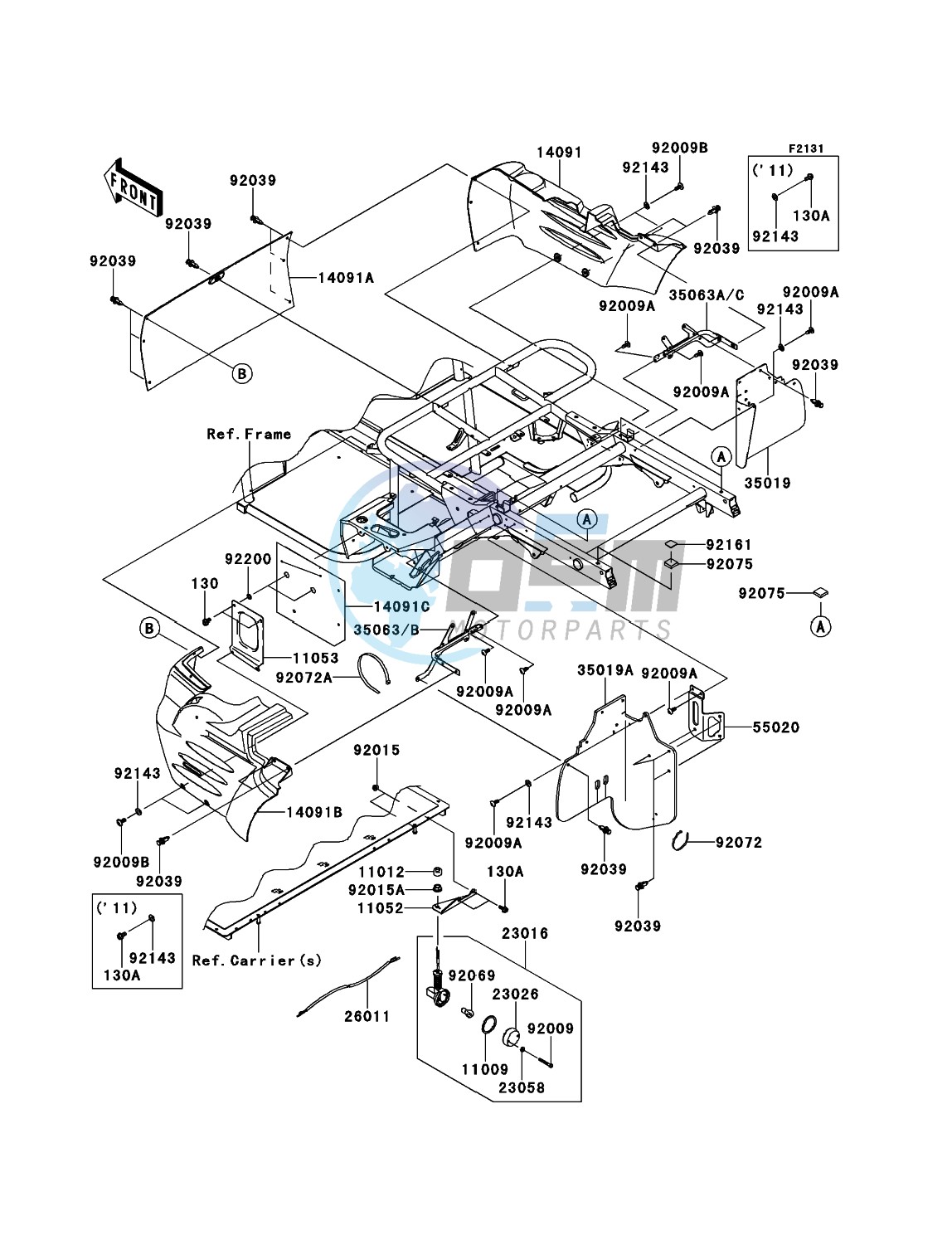 Frame Fittings(Rear)