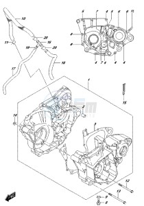 RM-Z450 drawing CRANKCASE