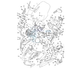 FJR AS 1300 drawing COWLING