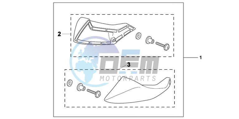 KIT FOOT DEFLECTOR