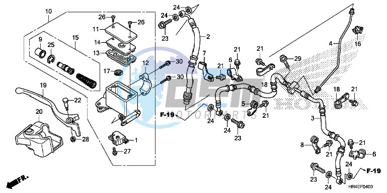 FRONT BRAKE MASTER CYLINDER