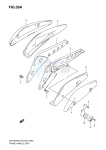 VZR1800 (E3-E28) INTRUDER drawing FRAME HANDLE GRIP (VZR1800K8 ZK8 K9 NK9 ZK9 L0 ZL0)