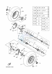 YFM450FWBD KODIAK 450 EPS (BHT5) drawing FRONT WHEEL