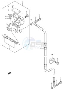 DR-Z400 (E3-E28) drawing FRONT MASTER CYLINDER