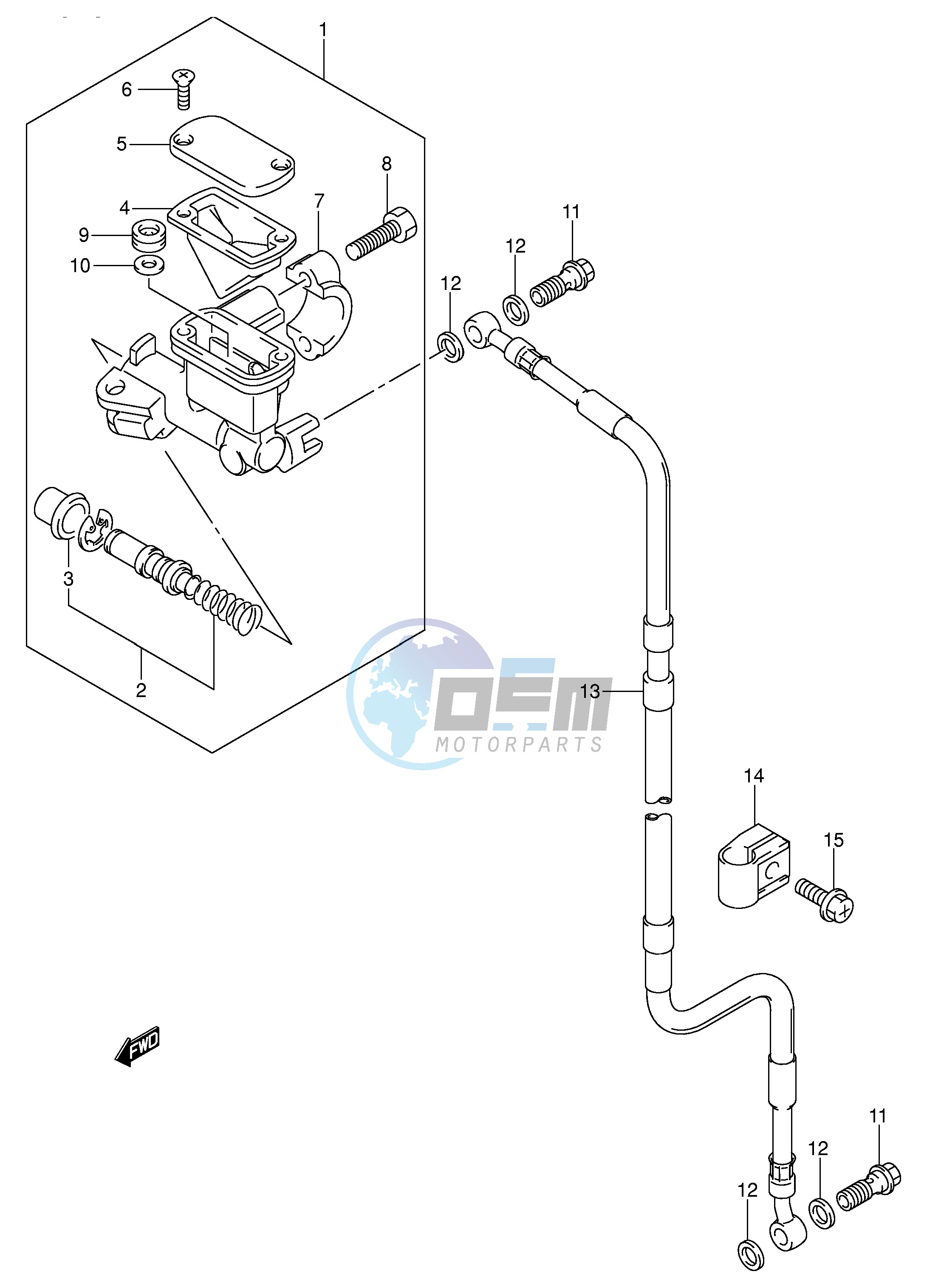 FRONT MASTER CYLINDER