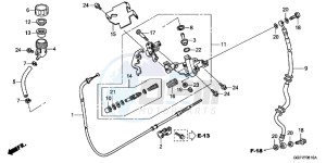 NSC50E Vision 50 - NSC50E UK - (E) drawing BRAKE MASTER CYLINDER (CBS)