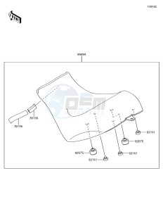 VULCAN S ABS EN650DHFA XX (EU ME A(FRICA) drawing Accessory(Reduced Reach Seat)