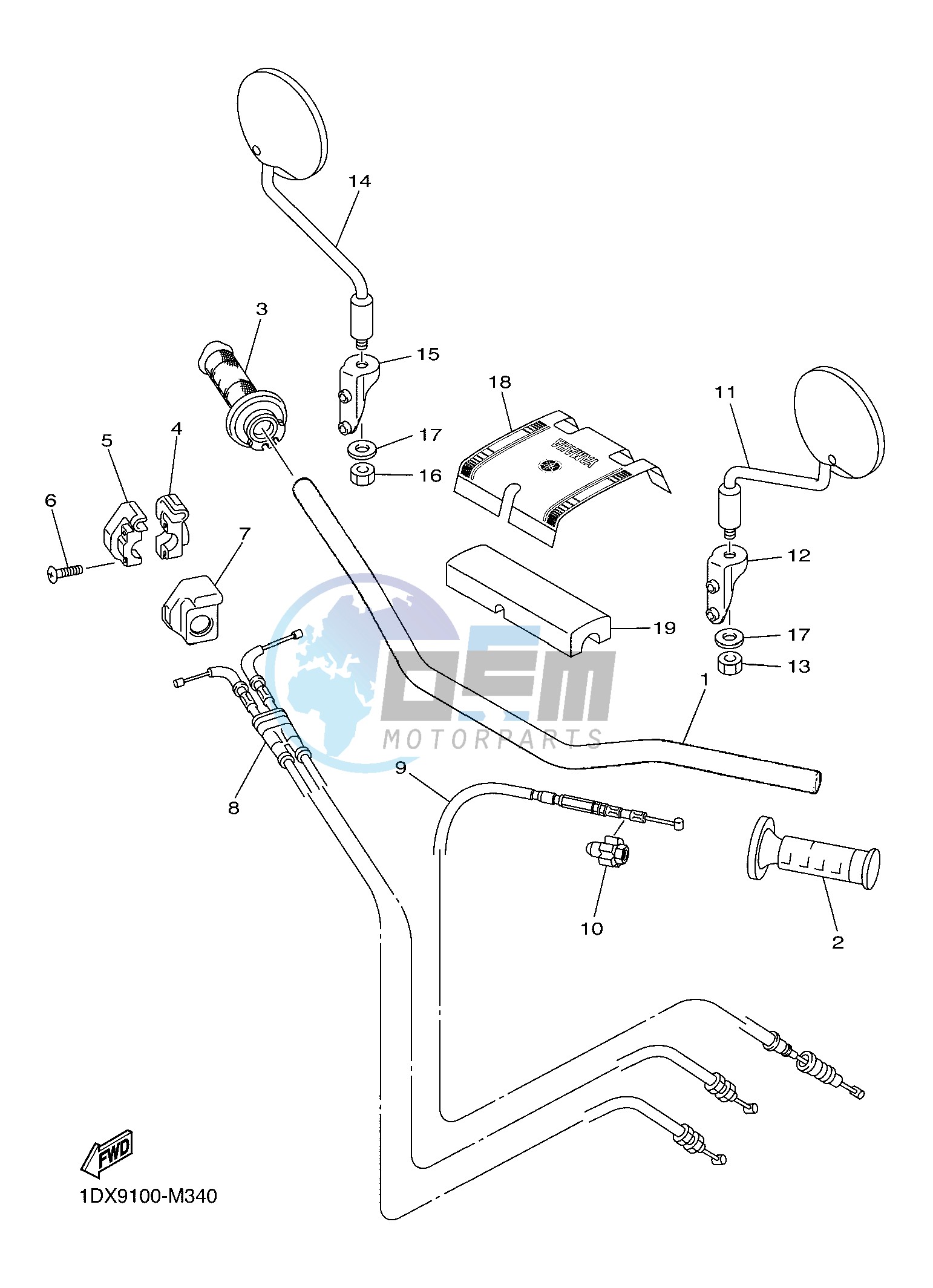 STEERING HANDLE & CABLE