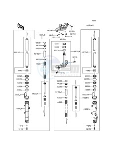 NINJA 300 EX300AEF XX (EU ME A(FRICA) drawing Front Fork