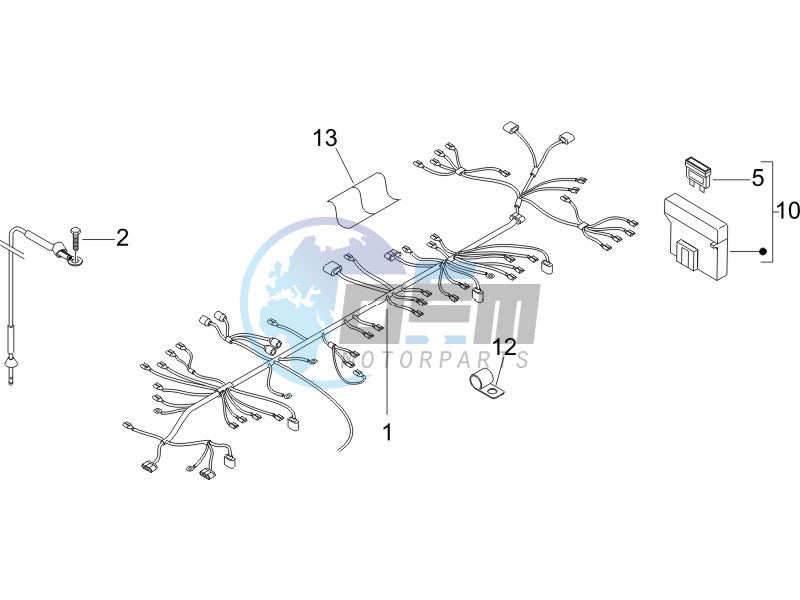 Main cable harness